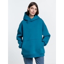 Худи Kulonga Oversize, бирюзовое, размер ХS/S для нанесения логотипа