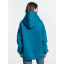 Худи Kulonga Oversize, бирюзовое, размер ХS/S для нанесения логотипа