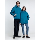 Худи Kulonga Oversize, бирюзовое, размер ХS/S для нанесения логотипа