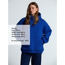 Худи Kulonga Oversize, ярко-синее, размер ХS/S для нанесения логотипа