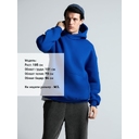Худи Kulonga Oversize, ярко-синее, размер ХS/S для нанесения логотипа