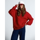 Худи Kulonga Oversize, красное, размер 3XL/4XL для нанесения логотипа
