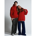 Худи Kulonga Oversize, красное, размер 3XL/4XL для нанесения логотипа