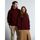 Худи Kulonga Oversize, бордовое, размер 3XL/4XL для нанесения логотипа