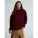 Худи Kulonga Oversize, бордовое, размер 3XL/4XL для нанесения логотипа
