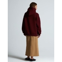 Худи Kulonga Oversize, бордовое, размер 3XL/4XL для нанесения логотипа