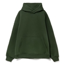 Худи Kulonga Oversize, темно-зеленое, размер 3XL/4XL для нанесения логотипа
