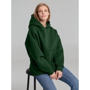 Худи Kulonga Oversize, темно-зеленое, размер 3XL/4XL для нанесения логотипа