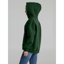 Худи Kulonga Oversize, темно-зеленое, размер 3XL/4XL для нанесения логотипа