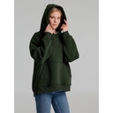 Худи Kulonga Oversize, темно-зеленый хаки, размер XS/S для нанесения логотипа