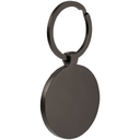 Брелок Gun Metal Circle, графитовый для нанесения логотипа