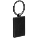 Брелок Gun Metal Rectangle, графитовый для нанесения логотипа