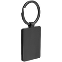 Брелок Gun Metal Rectangle, графитовый для нанесения логотипа