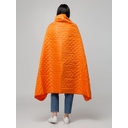 Плед-пончо для пикника SnapCoat, оранжевый для нанесения логотипа