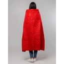 Плед-пончо для пикника SnapCoat, красный для нанесения логотипа