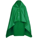 Плед-пончо для пикника SnapCoat, зеленый для нанесения логотипа