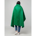Плед-пончо для пикника SnapCoat, зеленый для нанесения логотипа