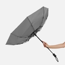 Зонт складной Monsoon, серый для нанесения логотипа