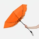 Зонт складной Monsoon, оранжевый для нанесения логотипа