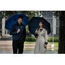 Зонт складной Monsoon, черный для нанесения логотипа