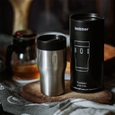 Термостакан Tumbler 350, вакуумный, стальной матовый для нанесения логотипа