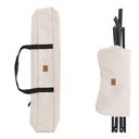 Кресло складное Armrest, бежевое для нанесения логотипа