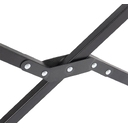 Кресло складное Armrest, черное для нанесения логотипа
