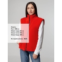 Жилет флисовый Manakin, красный, размер XS/S для нанесения логотипа