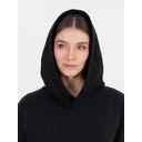 Худи оверсайз унисекс Outshine, черное, размер XS/S для нанесения логотипа