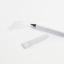 Вечный карандаш Carton Inkless, белый для нанесения логотипа