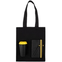 Набор Velours Bag, черный с желтым для нанесения логотипа