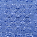 Плед Ornamental, синий для нанесения логотипа