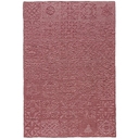 Плед Ornamental, бордовый для нанесения логотипа