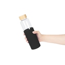 Бутылка для воды Onflow, черная для нанесения логотипа