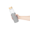 Бутылка для воды Onflow, серая для нанесения логотипа
