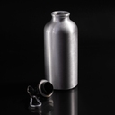 Бутылка для воды Funrun 400, серебристая для нанесения логотипа
