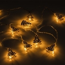 Светодиодная гирлянда Golden Lights, золотистая для нанесения логотипа