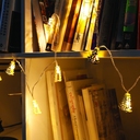 Светодиодная гирлянда Golden Lights, золотистая для нанесения логотипа