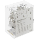 Светодиодная гирлянда Silver Lights, серебристая для нанесения логотипа
