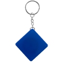 Брелок с рулеткой Square, ver.2, синий для нанесения логотипа