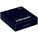 Портмоне inStream, черное для нанесения логотипа