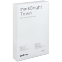 Аккумулятор с подсветкой markBright Town, 5000 мАч, черный для нанесения логотипа