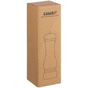 Механическая мельница для специй Gambit, черная для нанесения логотипа