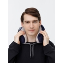 Дорожная подушка-массажер inRelax, синяя для нанесения логотипа