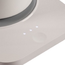 Кружка с подогревом и беспроводной зарядкой dualBase plus, белая для нанесения логотипа