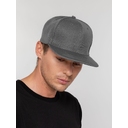 Бейсболка Snapback с прямым козырьком, серая для нанесения логотипа
