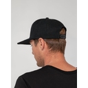 Бейсболка Snapback с прямым козырьком, черная для нанесения логотипа