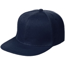 Бейсболка Snapback с прямым козырьком, темно-синяя для нанесения логотипа