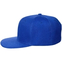 Бейсболка Snapback с прямым козырьком, ярко-синяя для нанесения логотипа