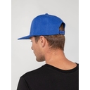 Бейсболка Snapback с прямым козырьком, ярко-синяя для нанесения логотипа